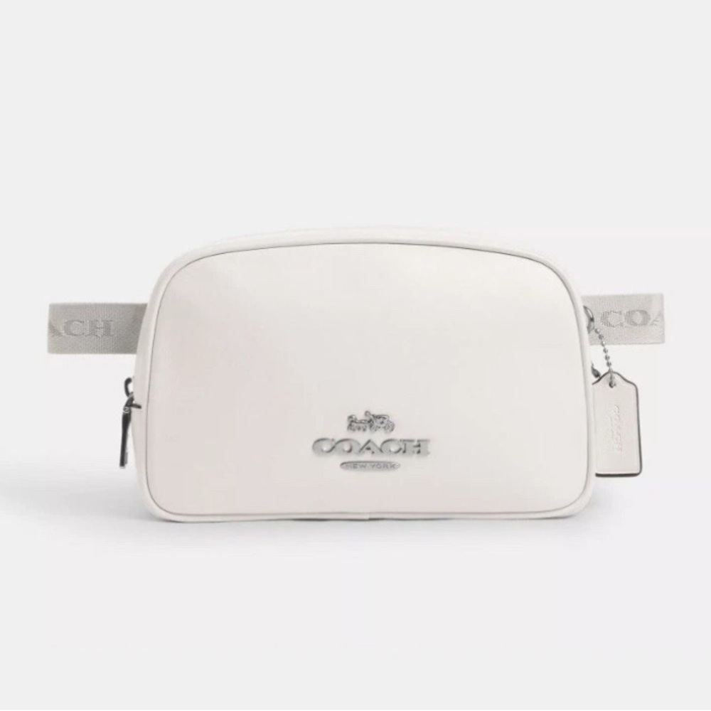 Coach Pace White Belt Bag
